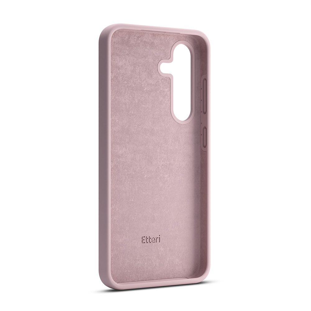 424775_oryg Etteri Silicone Mag case for Samsung Galaxy S25 Edge light pink