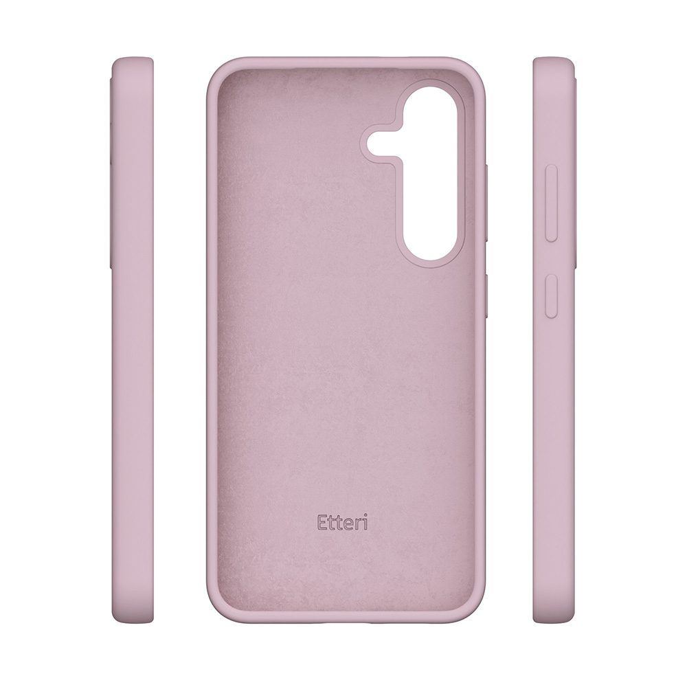 424779_oryg Etteri Silicone Mag case for Samsung Galaxy S25 Edge light pink