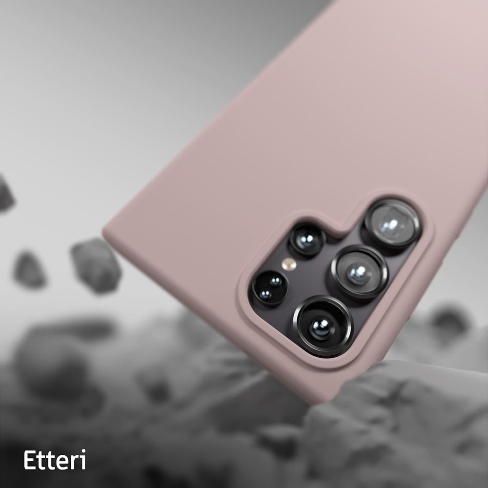 424828_oryg Etteri Silicone case for Samsung Galaxy S25 Ultra light pink