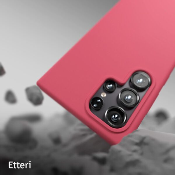 424832_oryg Etteri Silicone case for Samsung Galaxy S25 Ultra raspberry