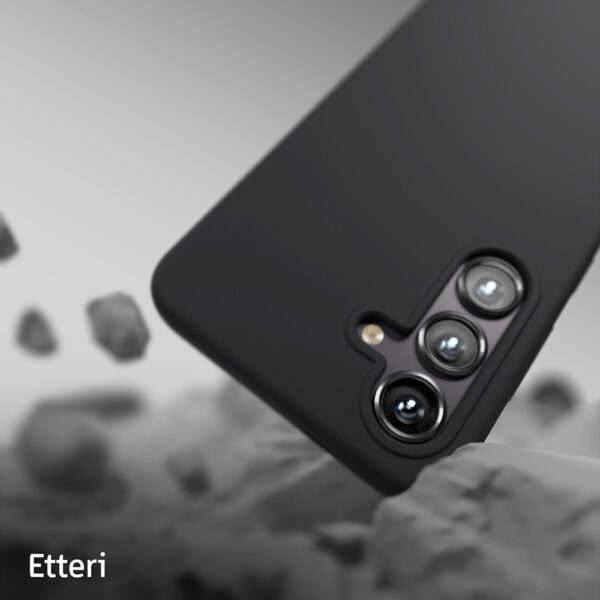 424836_oryg Etteri Silicone case for Samsung Galaxy S25 black
