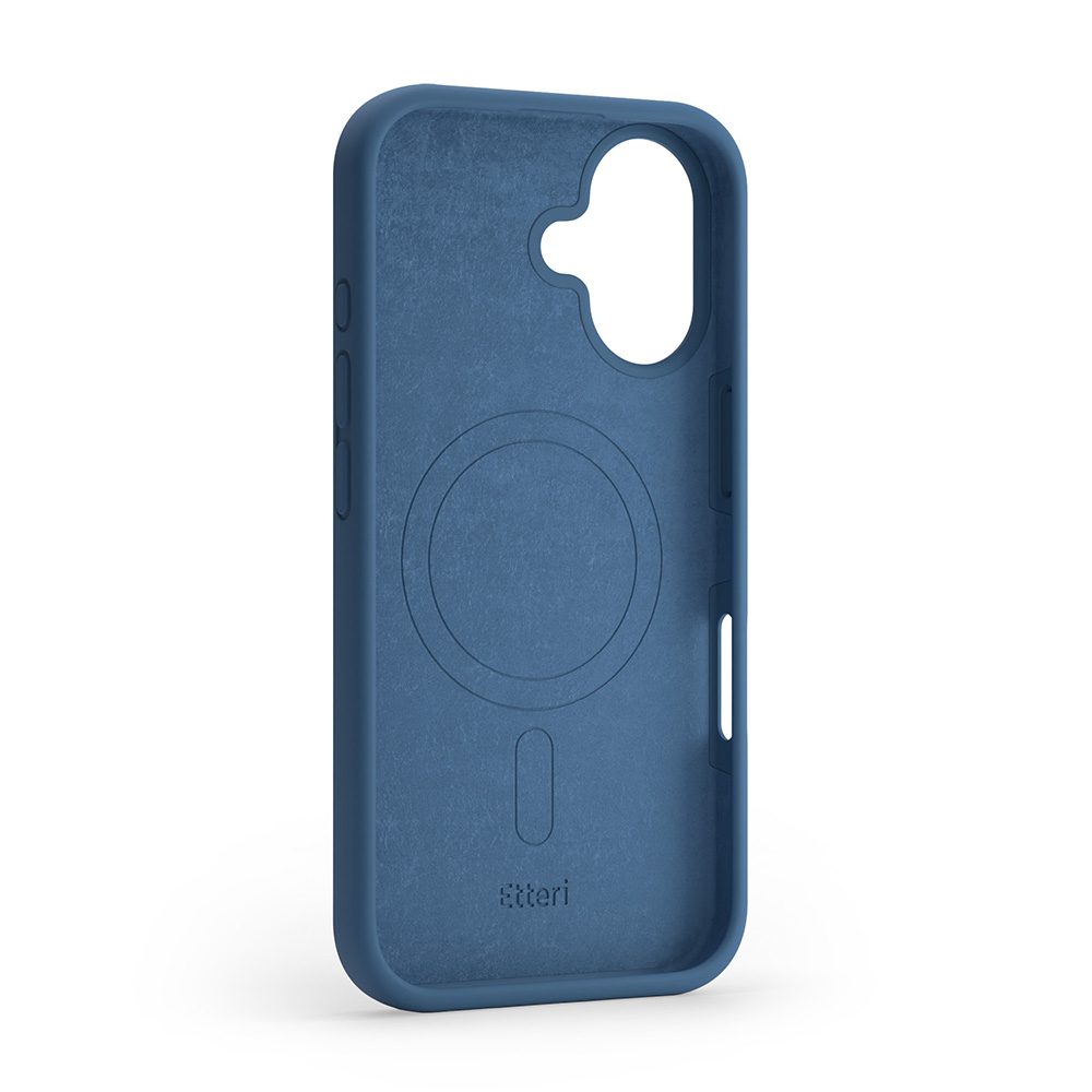 424885_oryg Etteri Silicone Mag case for iPhone 17 Air dark blue
