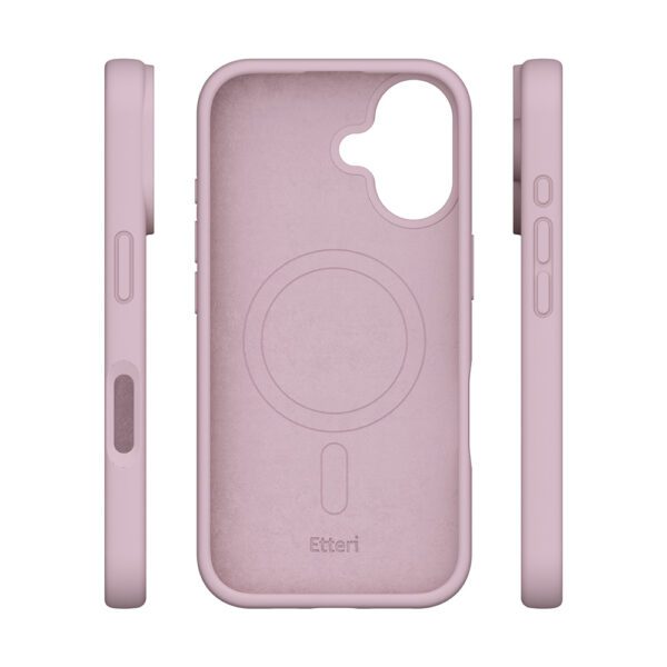 Etteri Silicone Mag case for iPhone 16 Plus 6,7" light pink