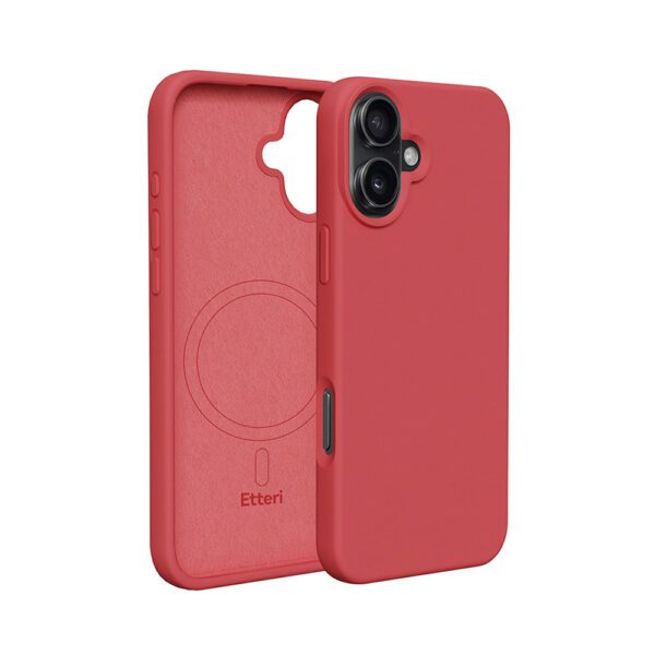 424908_oryg Etteri Silicone Mag case for iPhone 17 Pro raspberry