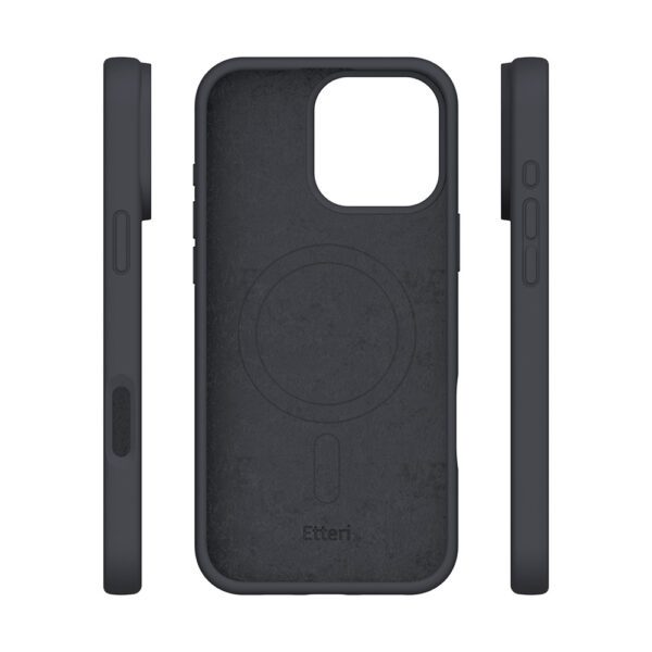 Etteri Silicone Mag case for iPhone 16 Pro Max 6,9" black