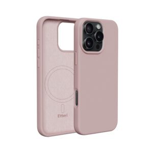 Etteri Silicone Mag case for iPhone 17 Air light pink