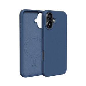 Etteri Silicone Mag case for iPhone 16 6,1" dark blue