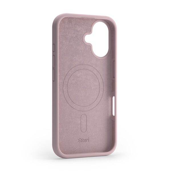 Etteri Silicone Mag case for iPhone 16 6,1" light pink