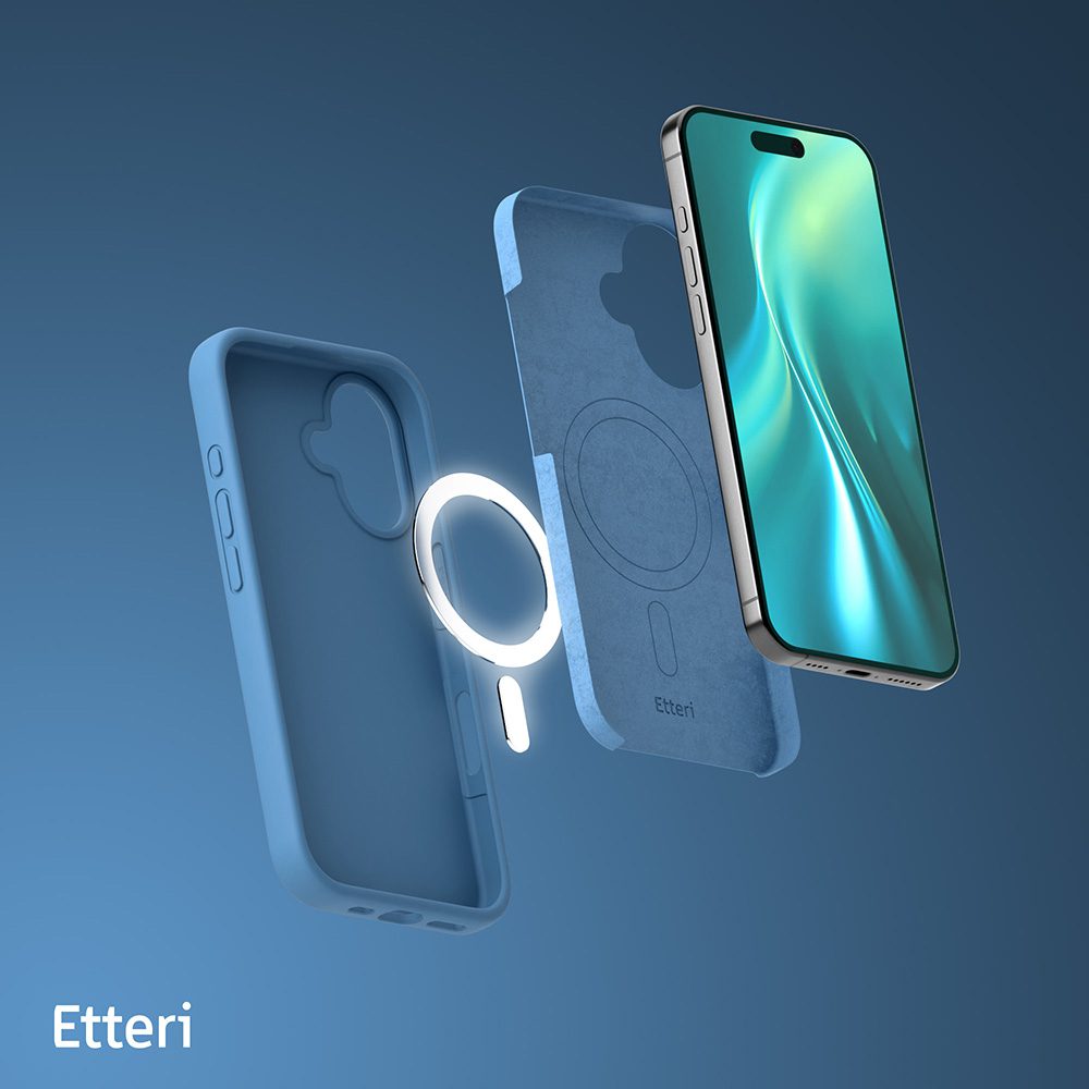 425028_oryg Etteri Silicone Mag case for iPhone 17 Air dark blue