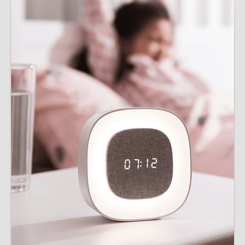 425244_oryg Alarm clock with Night Light LED PURE FNL-03 BJORN white square Forever Light
