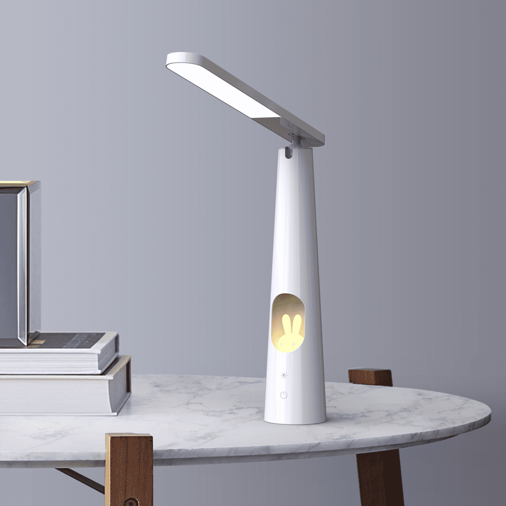 425248_oryg Desk LED Lamp 7.5W with bunny light PURE FLB-150 ELENA white Forever Light