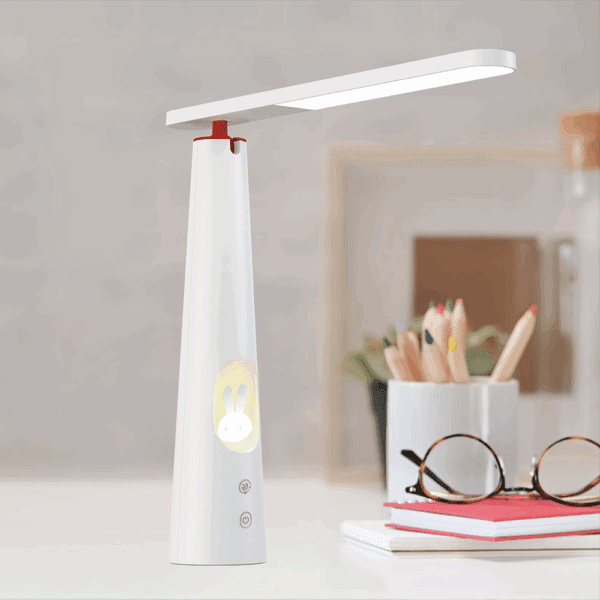 425250_oryg Desk LED Lamp 7.5W with bunny light PURE FLB-150 ELENA white Forever Light
