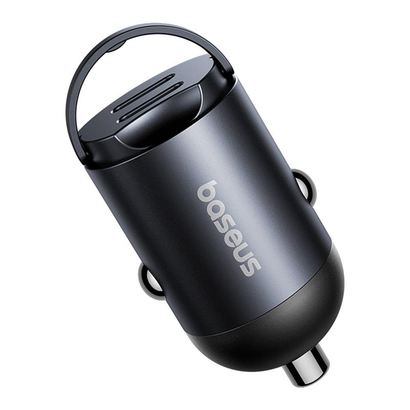 Baseus Mini Tiny Star 2C PD car charger 1x USB-C - USB-C port 30W black