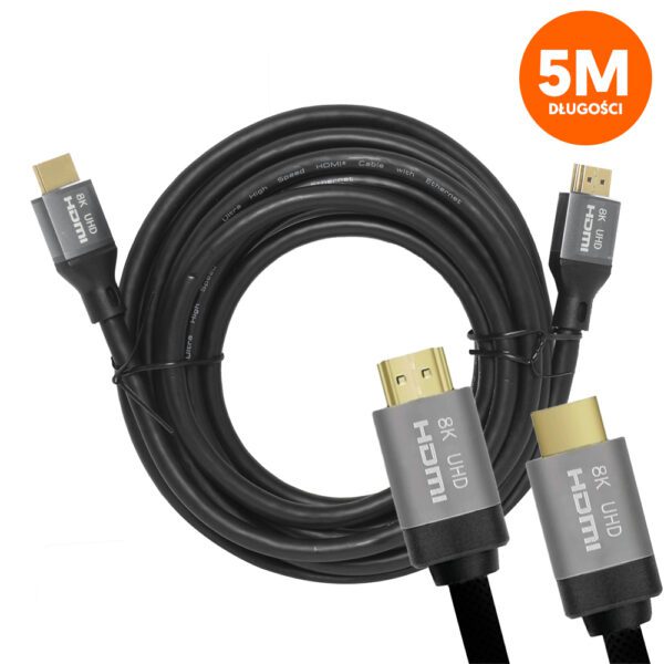 425391_oryg HDMI-HDMI cable (v2.1 | 8K | 5 m) black
