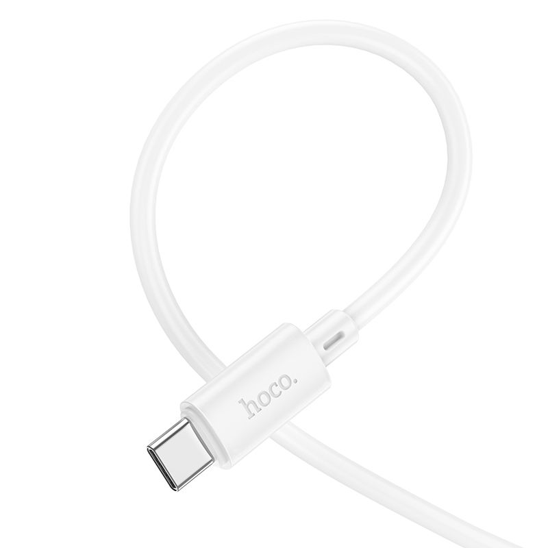 Cable USB C to USB C Hoco 3A 60W 2 m X88 white