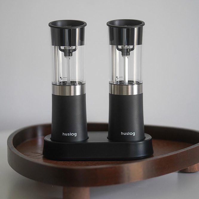 Huslog Grinder Set with Charging Base - Black