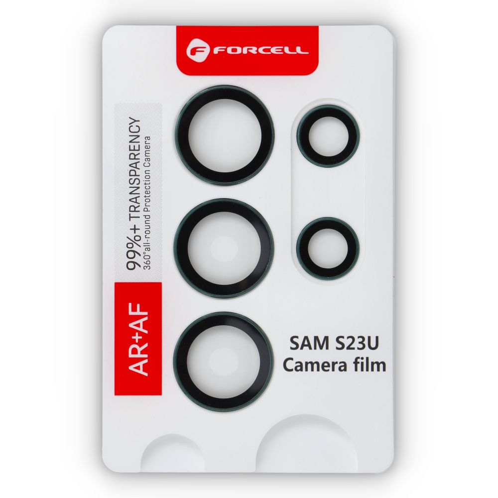 Forcell Premium Camera Lens Tempered Glass - for Samsung Galaxy S23 Ultra Green