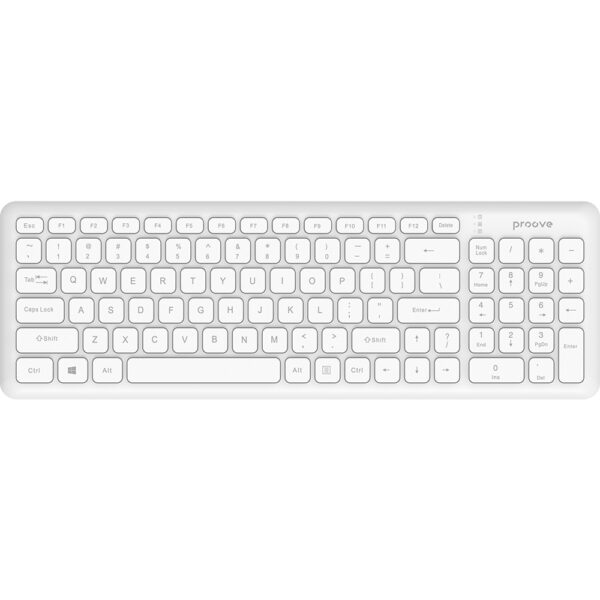Proove wireless keyboard Classic Code white