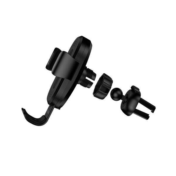 Devia car holder Gravity with wireless inductive charger black 10W air vent