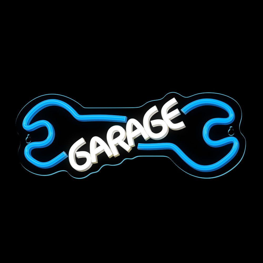 429480_oryg Neon PLEXI LED GARAGE blue white NNE22 Neolia