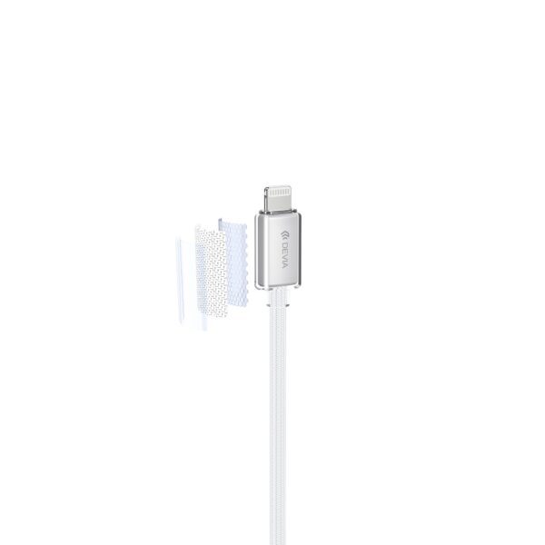 Devia cable Extreme EC654 PD USB-C - Lightning 1,5 m 27W 3A white