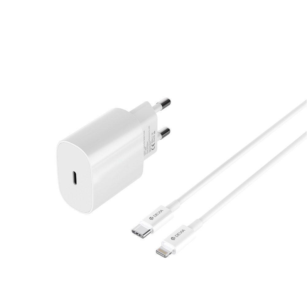 Devia wall charger Rocket PD 20W 1x USB-C white