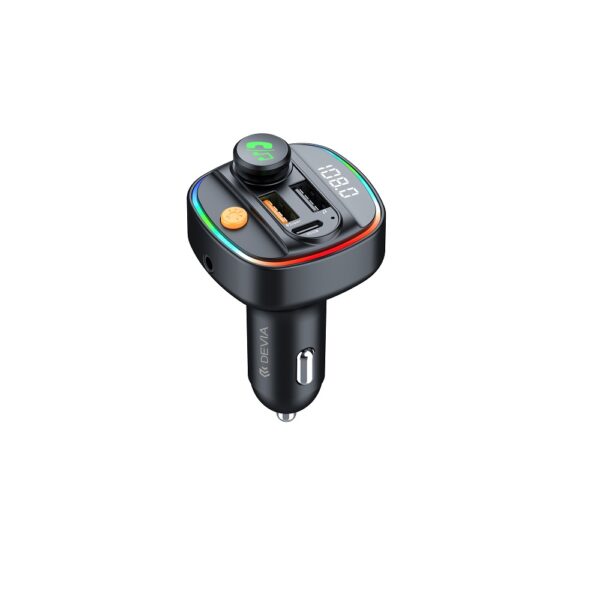 429731_oryg Devia transmitter FM Smart Bluetooth MP3 car charger PD 30W 1x USB-C 2x USB 3A black