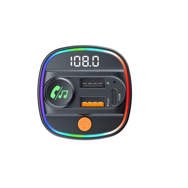 429732_oryg Devia transmitter FM Smart Bluetooth MP3 car charger PD 30W 1x USB-C 2x USB 3A black