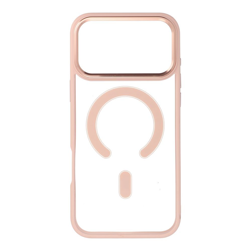 COLOR EDGE MAG COVER case compatible with MagSafe for IPHONE 17 Pro Max pink
