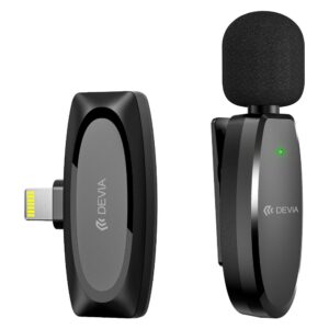 Devia microphone for smartfon Kintone Lightning black