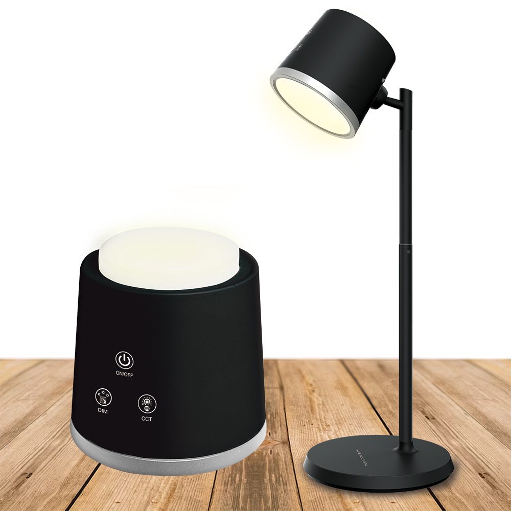 431452_oryg Svensson Desk/Night lamp 2in1 OSLO magnetic-detatchable 6W black