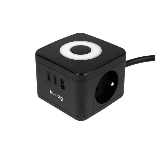 Huslog Cube Extension Cord with LED