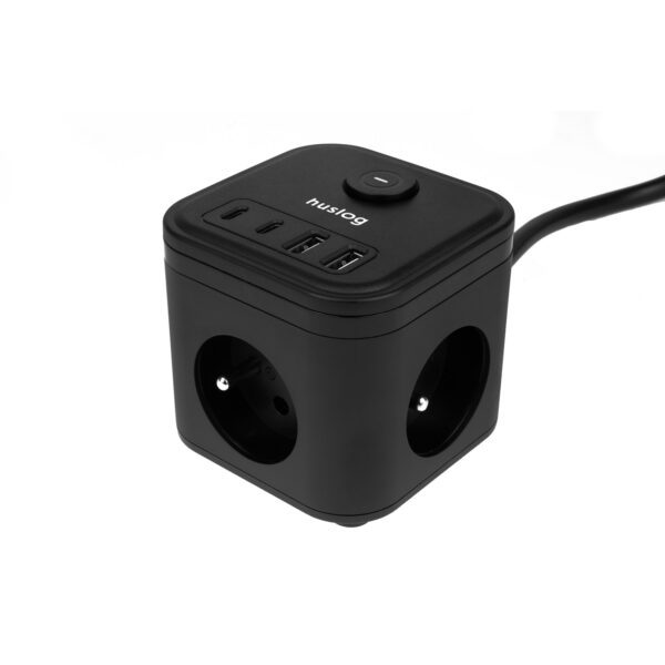 431567_oryg Huslog Cube Extension Cord with USB
