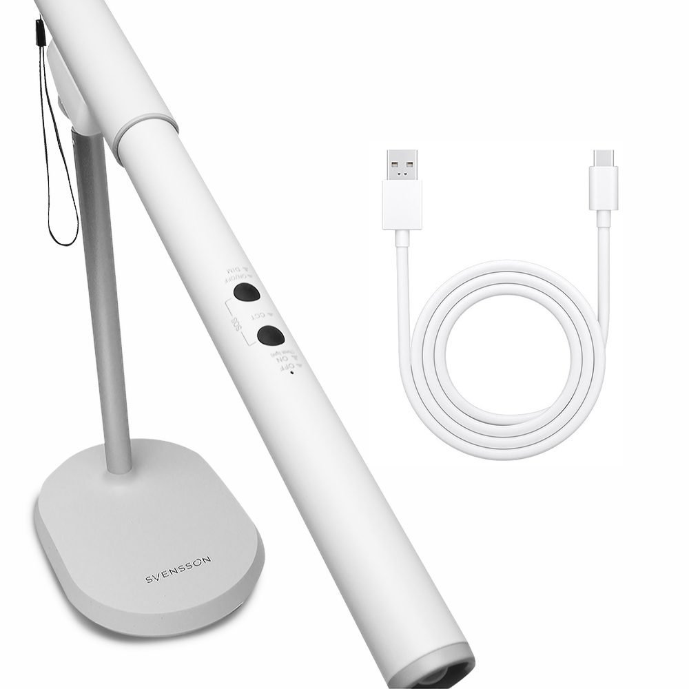 431983_oryg Svensson Desk lamp/flashlight 2in1 AMSTERDAM magnetic-detatchable 8W white
