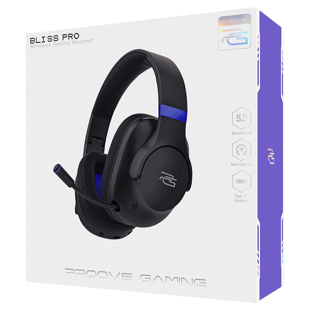 Proove wireless headset Gaming Bliss Pro black