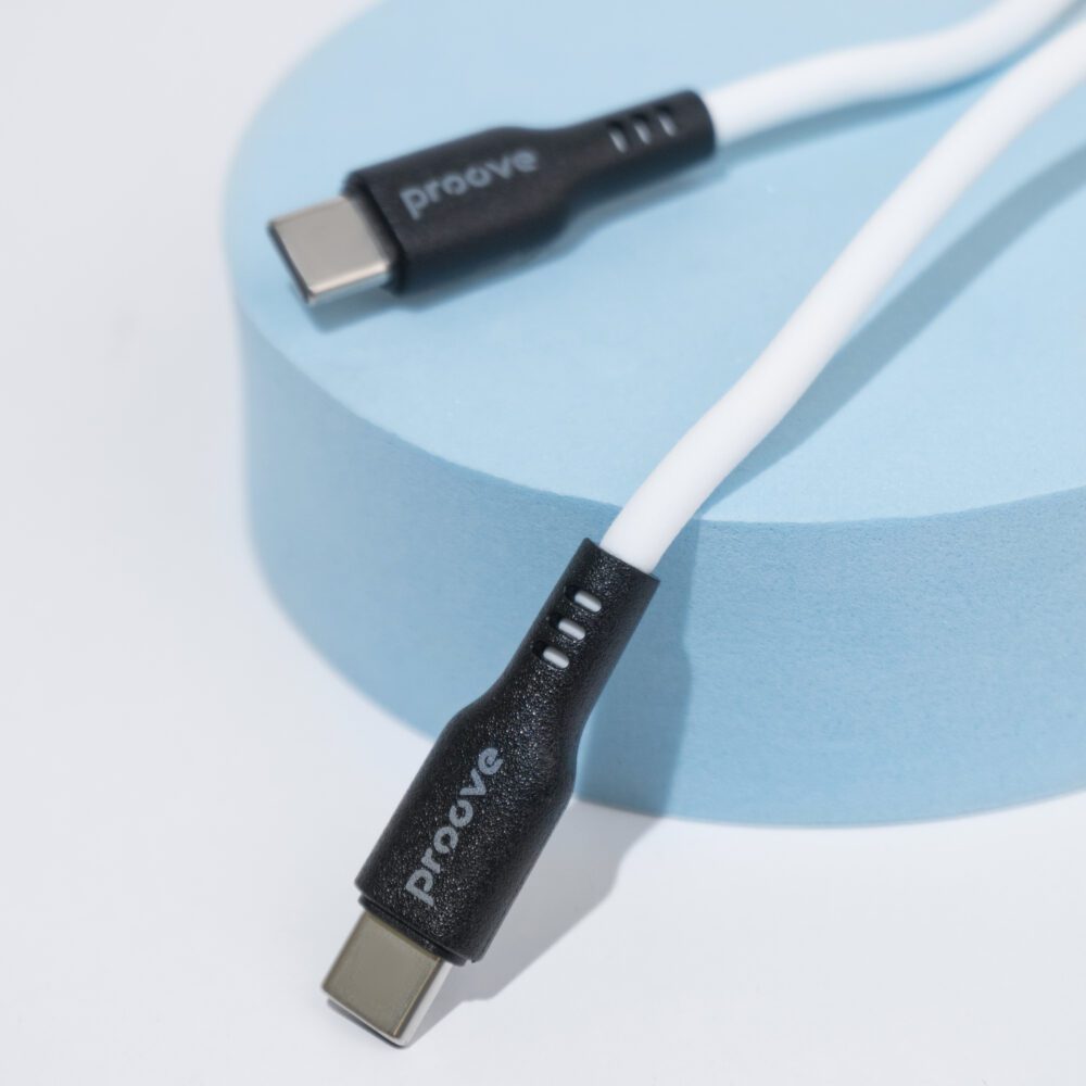 433339_oryg Proove cable Rebirth USB-C - USB-C 1m 60W white