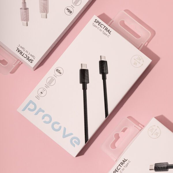 Proove cable Spectral USB-C - Lightning 1m 3A gray