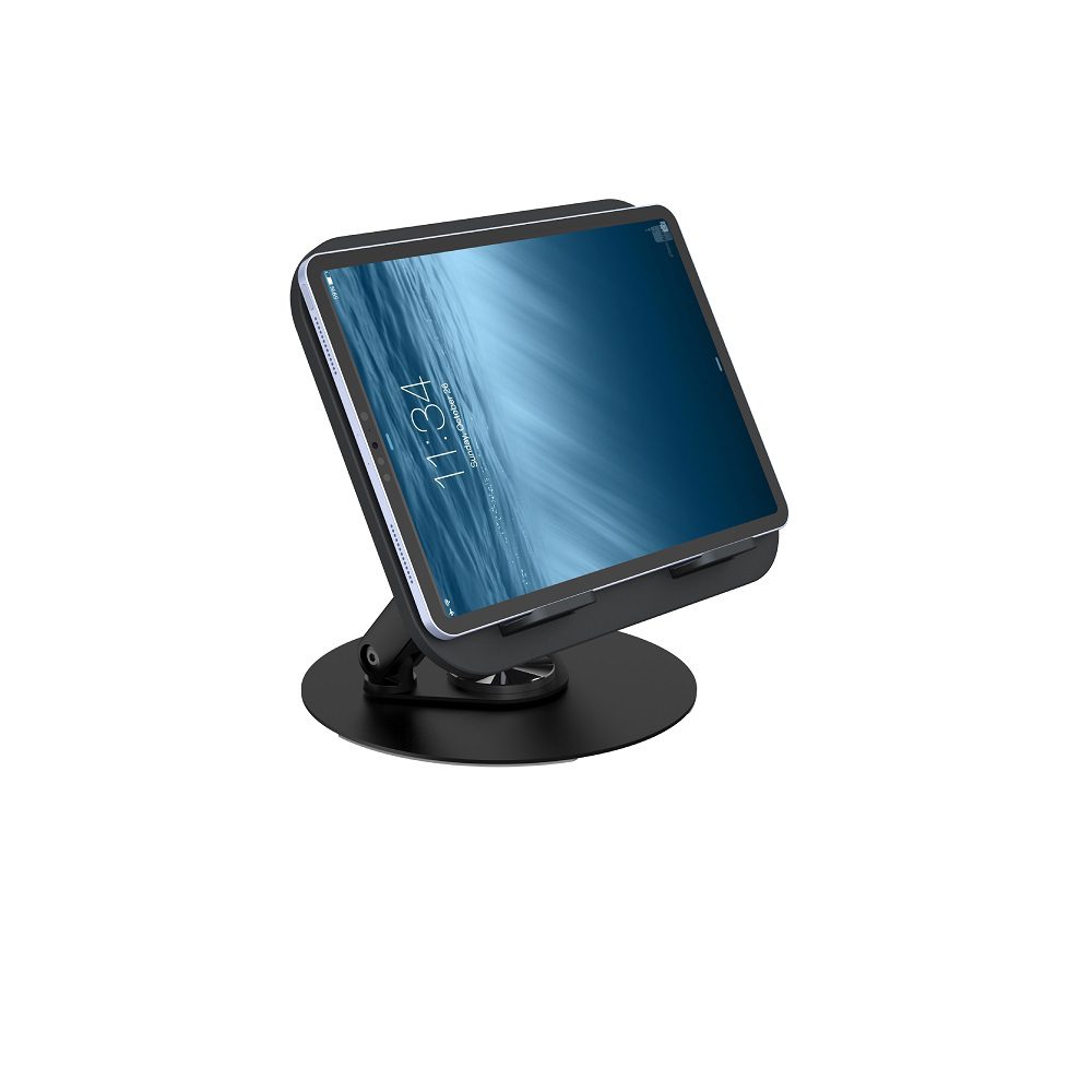 433384_oryg Devia folding holder stand EL238 for laptop tablet rotating 360 aluminum black