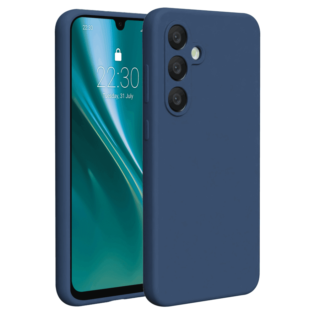 433488_oryg Etteri Silicone case for Samsung Galaxy S24 FE dark blue