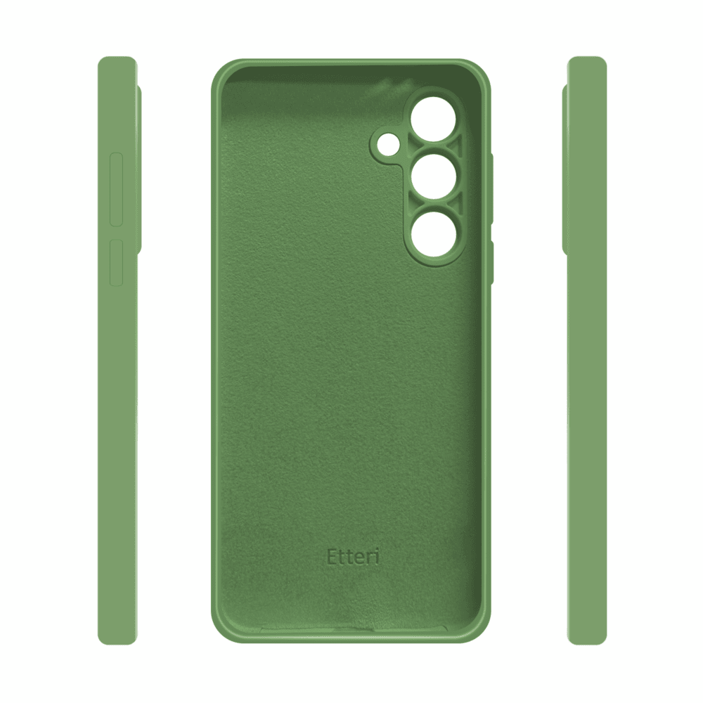 433508_oryg Etteri Silicone case for Samsung Galaxy S24 FE light green