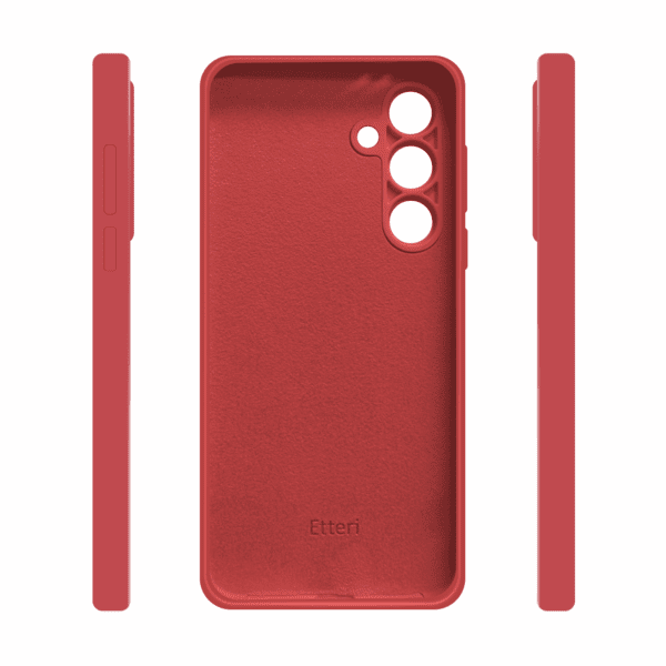 Etteri Silicone case for Samsung Galaxy S24 FE raspberry