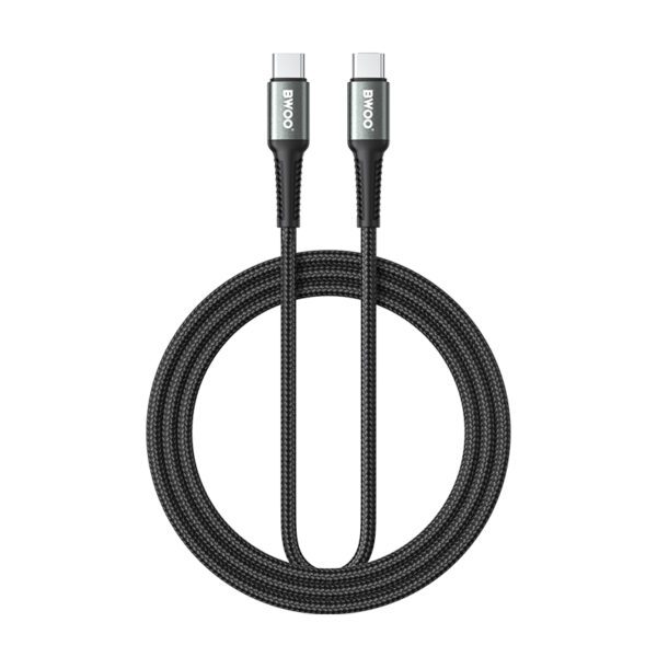 433584_oryg BWOO Braided Cable USB-C - USB-C 3m 60W black