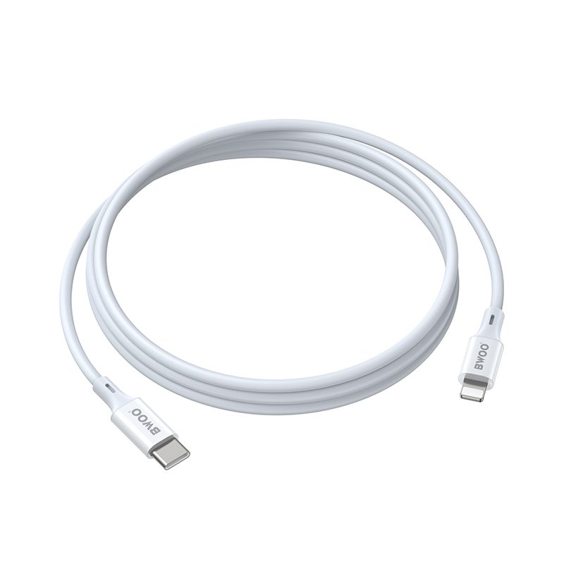 434426_oryg BWOO Cable USB-C - Lightning 2m 27W ABS + TPE white