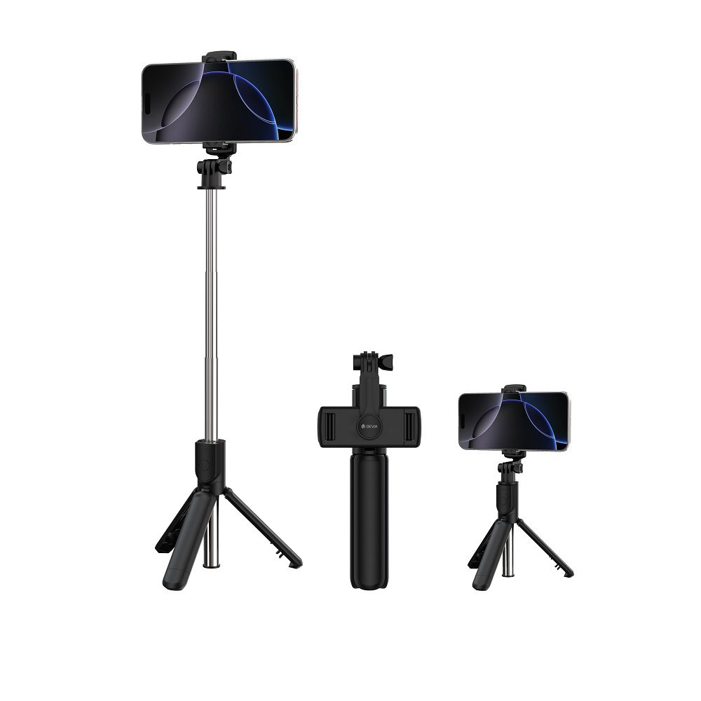 434468_oryg Devia selfie stick Bluetooth tripod ES083 black