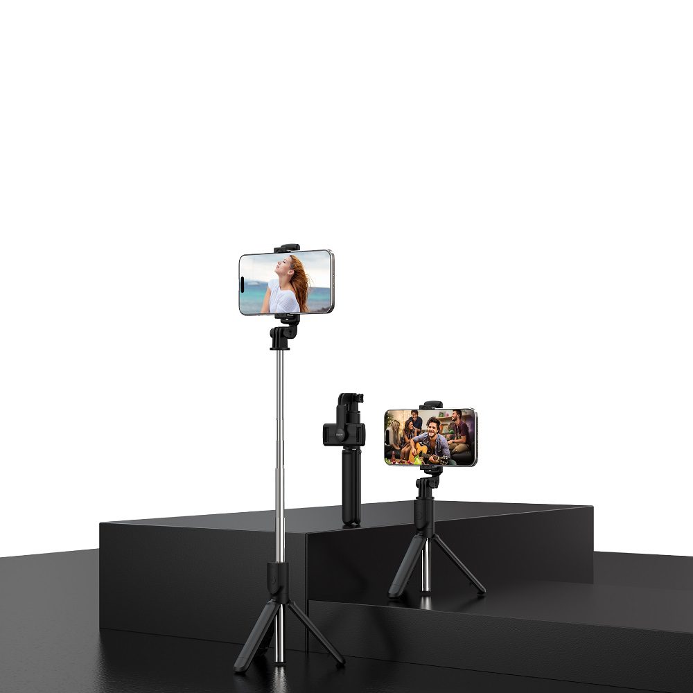 434478_oryg Devia selfie stick Bluetooth tripod ES083 black