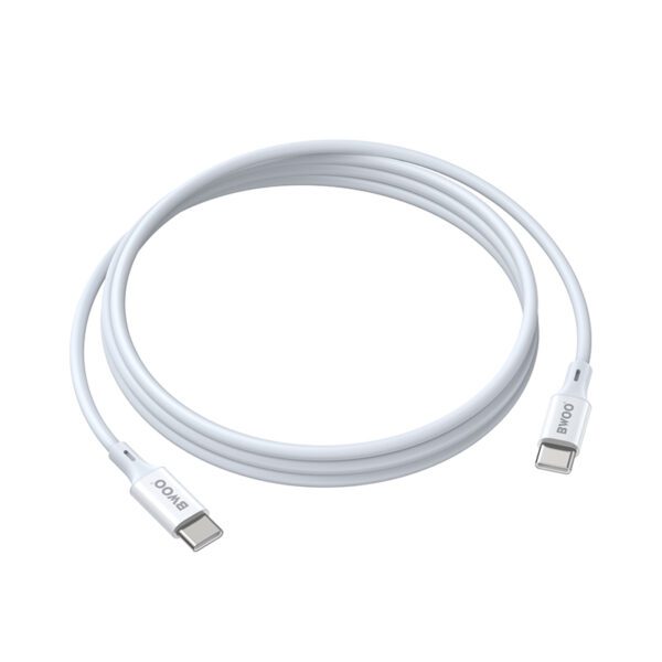 434481_oryg BWOO Cable USB-C - USB-C 2m 60W ABS + TPE white