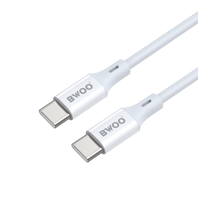 434482_oryg BWOO Cable USB-C - USB-C 2m 60W ABS + TPE white