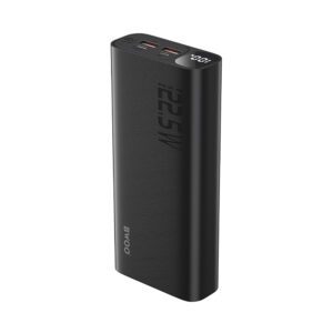 BWOO 22,5W 20000 mAh power bank with LCD screen, black