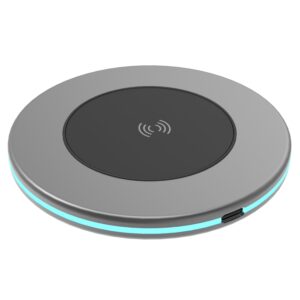 Setty Recycling inductive charger 15W LED silver QRLI-15-LD-07