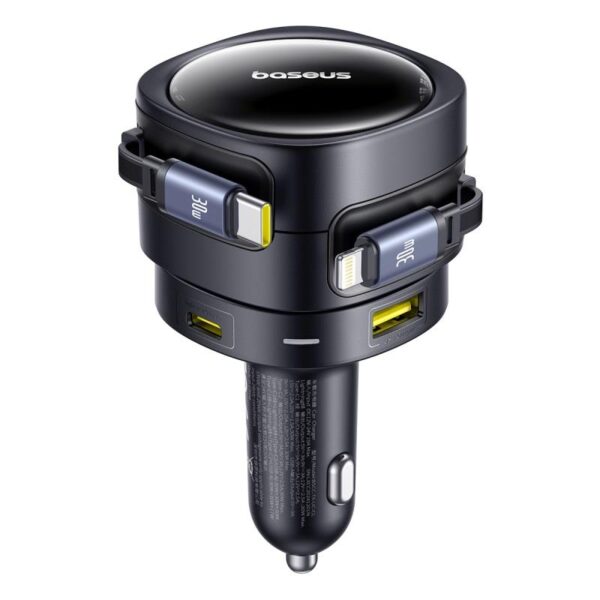 434703_oryg Baseus PD car charger 1x USB-C + USB-A port 90W black